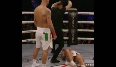 فيديو انهال عليه لكماً وكاد أن يقتله في مشهد مرعب