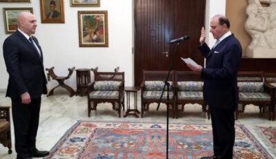 كريم سعيد يؤدي اليمين الدستورية أمام عون حاكما لمصرف لبنان