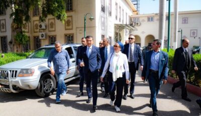 وزيرا البيئة والزراعة يتفقدان المتحف الزراعي بالدقي استعدادا لمعرض زهور الربيع
