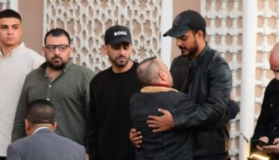 حمدي الميرغني يستقبل عزاء خاله سليمان عيد