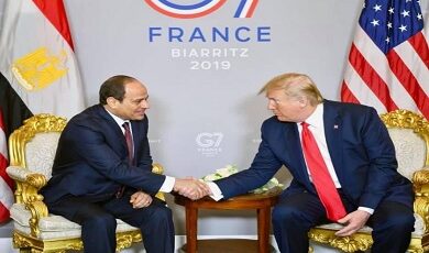 السيسي وترامب يبحثان تطورات الأوضاع في الشرق الأوسط وجهود استعادة الهدوء
