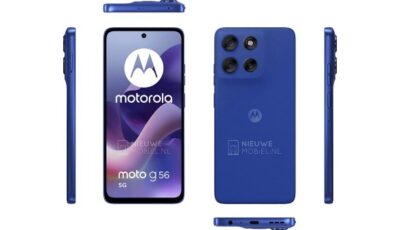 تسريب جديد يكشف تصميم هاتف Moto G56 من موتورولا من جميع الزوايا