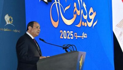 بعد المشاركة في عيدهم.. رئيس اتحاد العمال: الرئيس السيسي يحرص على إيجاد بيئة عمل مناسبة لهم