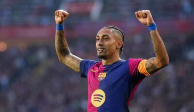 رافينيا يواصل موسمه القياسي مع برشلونة