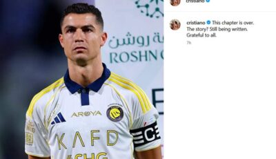 رسالة غامضة .. هل انتهت مسيرة كريستيانو رونالدو مع النصر؟