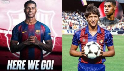 مع انضمام راشفورد كم لاعب انجليزي لعب لبرشلونة؟