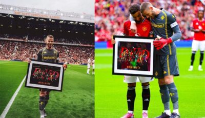 فيديو جماهير مانشستر يونايتد تكرّم ديفيد دي خيا