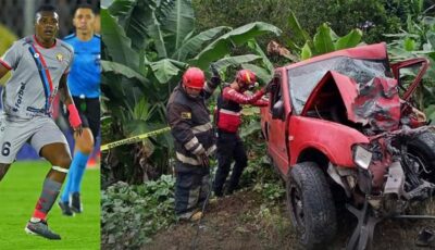 فيديو مقتل النجم الإكوادوري في حادث سير مأساوي