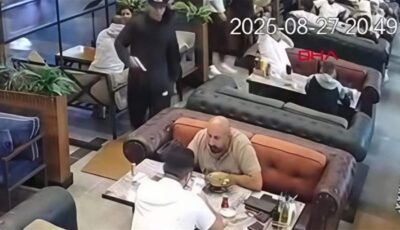 فيديو – اغتيال رئيس نادي علناً في مقهى في اسطنبول
