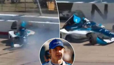 فيديو مالوكاس يُنقل جواً إلى المستشفى بعد حادث في سباق ناشفيل
