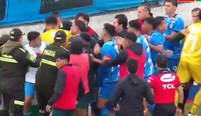 فيديو سبع بطاقات حمراء واشتباكات وغاز مسيل للدموع