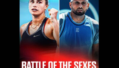 المواجهة الثانية في تاريخ التنس بين الرجال والسيدات