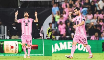 فيديو بهدفين وتمريرة حاسمة .. ميسي يحمل انتر ميامي لنصف النهائي