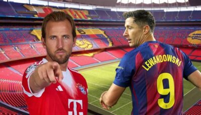 هاري كين خيار جدّي في برشلونة لخلافة ليفاندوفسكي