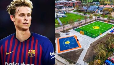 دي يونغ يفتتح ملاعب كرويف في مسقط رأسه