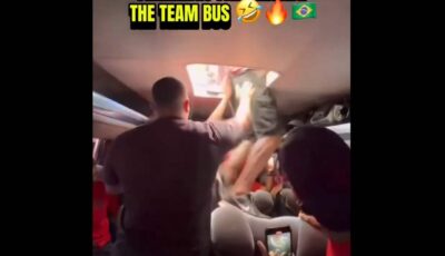 فيديو جماهير فلامنغو تقتحم حافلة اللاعبين قبل الإقلاع إلى ليما